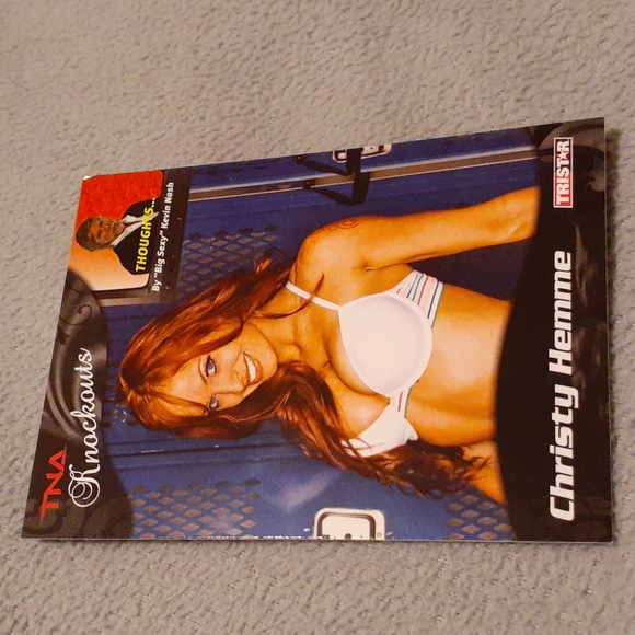 5 TNA Impact Knockouts Cards Of Christy Hemme Wrestling Diva 2009 - Picture 7 of 7